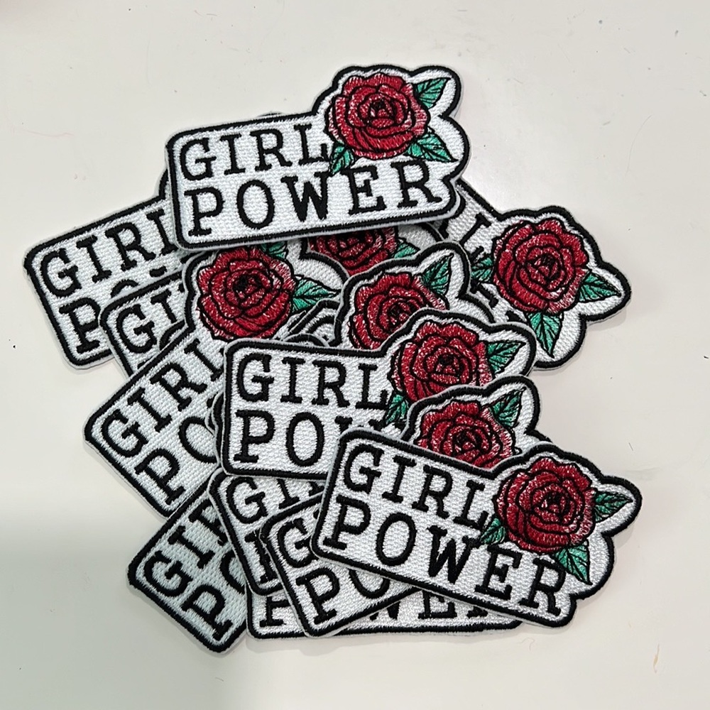 Girl Power Patch with Rose